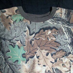 Vintage Realtree Oak Leaves Camouflage Crewneck Sweatshirt